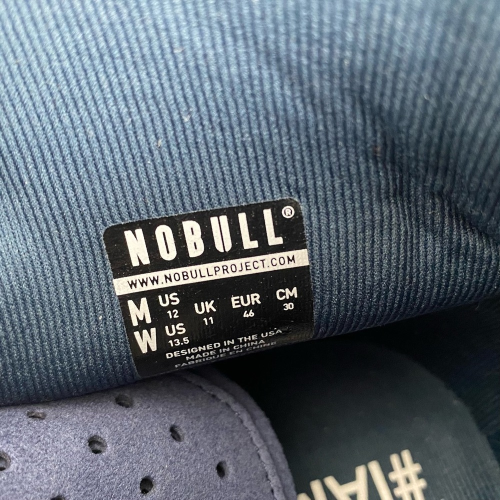 SOLD NEW NoBull High-Top Navy Trainer sneakers men’s 12 women’s 13.5 - Picture 10 of 15